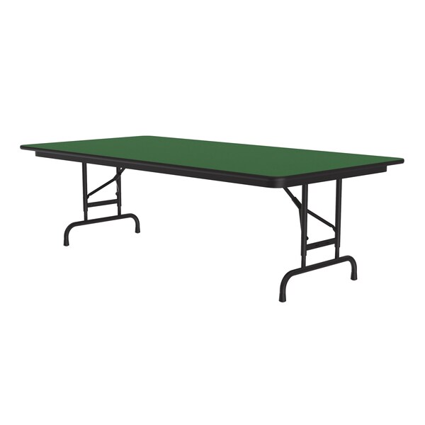 CFA Adjustable HPL Folding Tables 36x72 Green